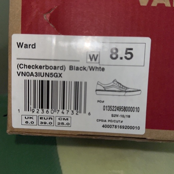 old skool black and white checkered vans - Picture 4 of 4